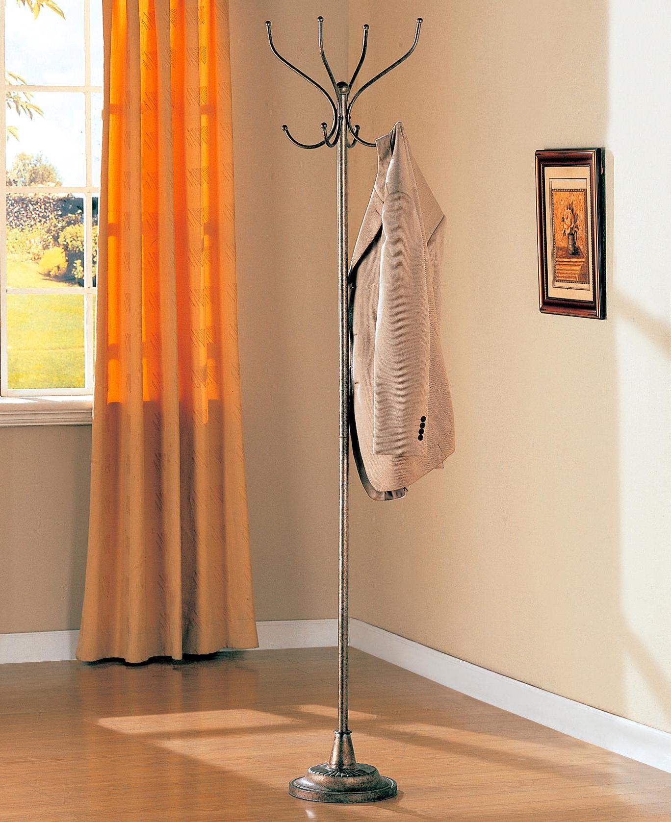 Coaster Coat Racks 900769 Traditional Coat Rack with Spinning Top Arwood s Furniture Hall Trees Coat Racks